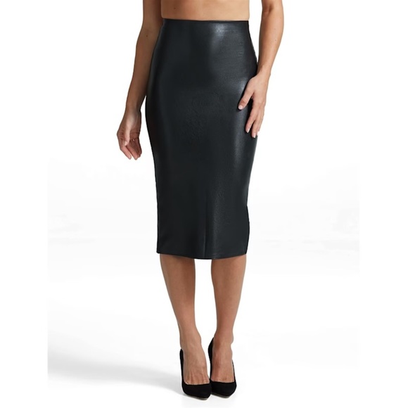 NWT Commando Faux Leather Midi Skirt S - Picture 14 of 14